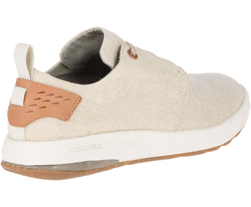 Merrell Sneakers Dame - Gridway Lærred - Beige - JBC560817